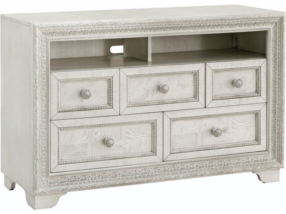 Pulaski Camila Media Chest in Light Wood P269145 CLOSEOUT CLOSEOUT