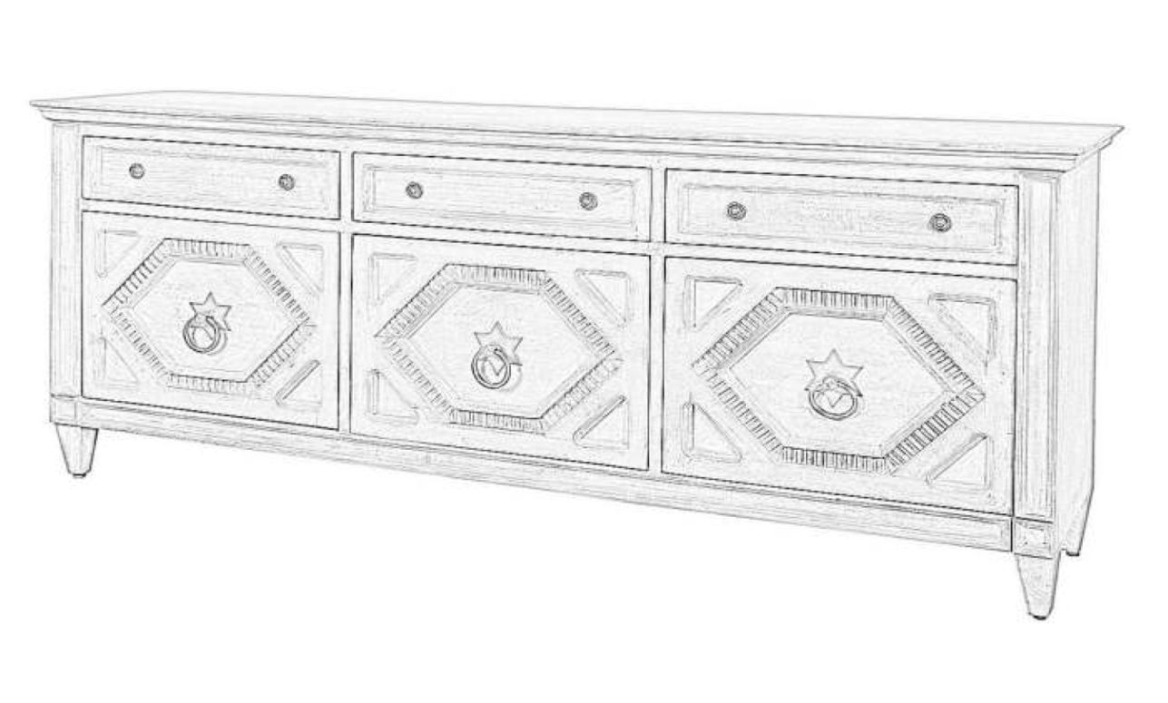 Pulaski Entertainment Console in Natural P301030 PROMO