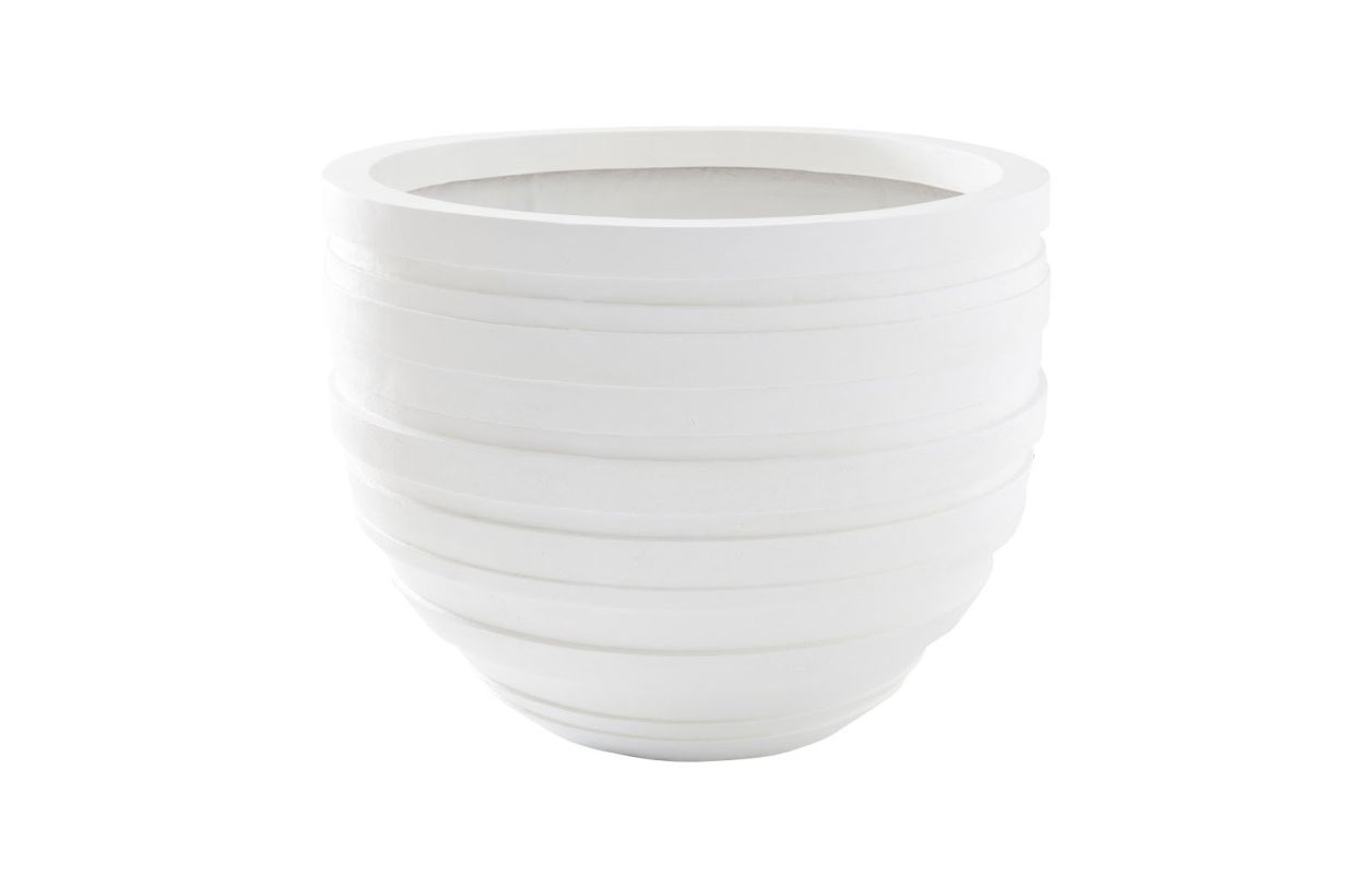 Phillips Collection June Large Planter in White PH100215 CODE:UNIV20 for 20% Off