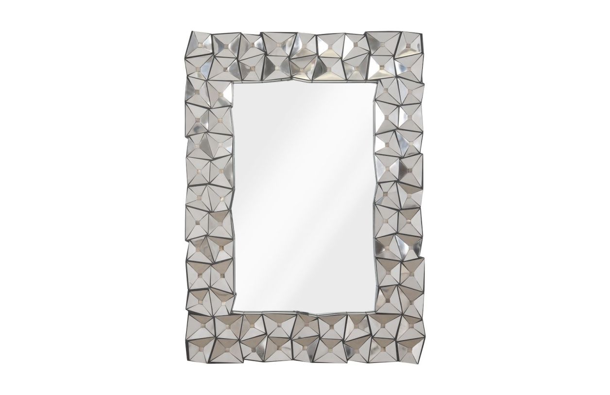 Phillips Collection Divot Mirror in Silver PH100869 CODE:UNIV20 for 20% Off