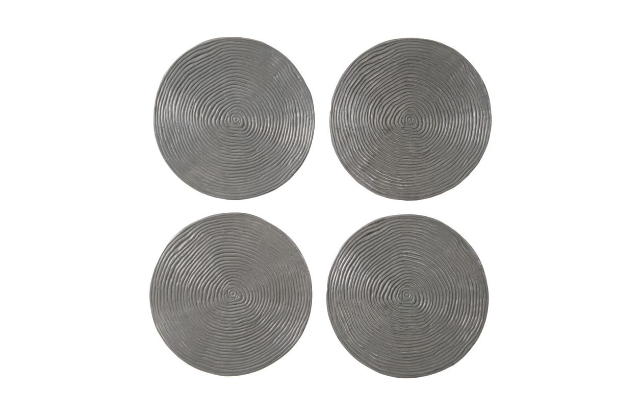 Phillips Collection Ripple Large Wall Disk Set in Gray PH102838 CODE:UNIV20 for 20% Off