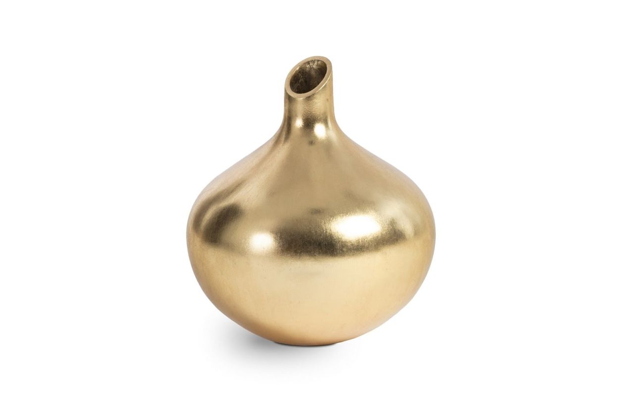 Phillips Collection Katha Vase in Gold Leaf PH67521 CODE:UNIV20 for 20% Off