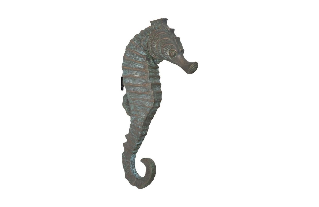 Phillips Collection Large Seahorse Wall Art in Bronze PH67553 CODE:UNIV20 for 20% Off