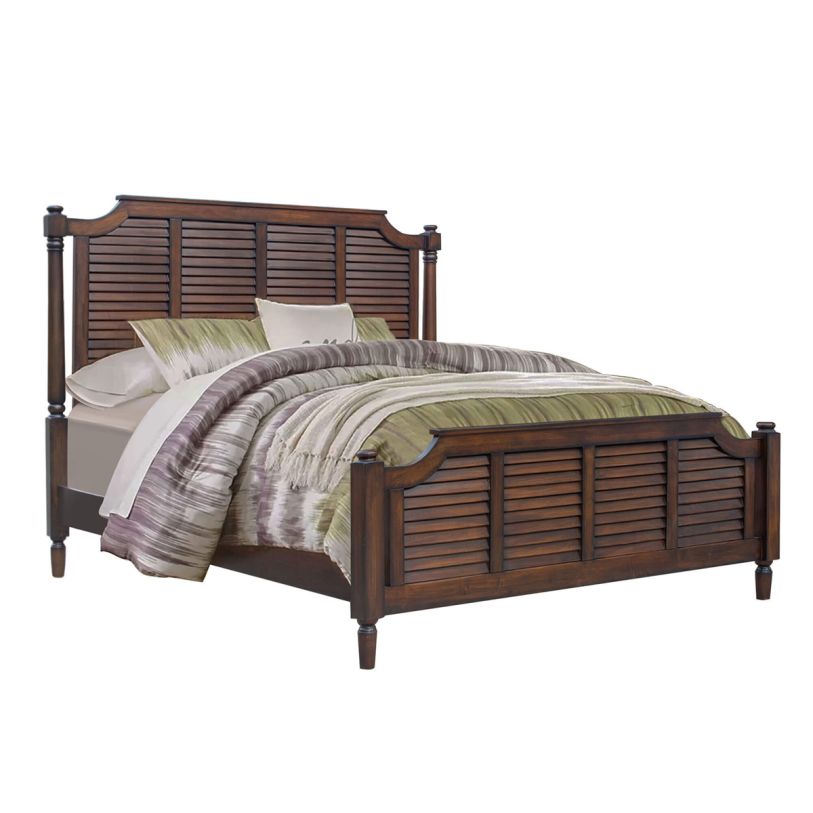 Sunset Trading Nantucket Queen Panel Bed in All Spice CF-1105-0158-QB