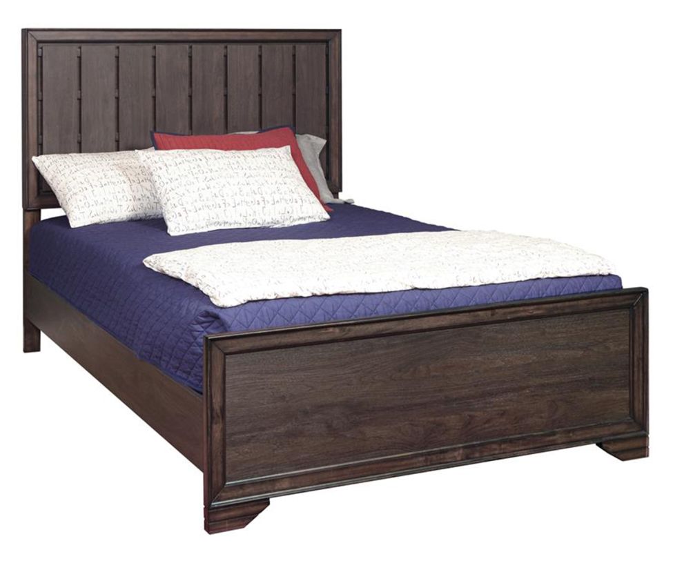 Emma Mason Signature Amber Falls Kids Full Panel Bed in Espresso Brown PROMO