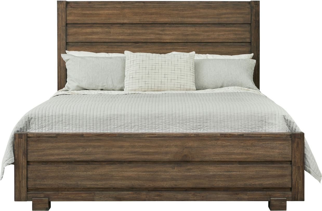 Samuel Lawrence Woodbrook King Panel Bed in Warm Brown S598-BR-K2 CLOSEOUT