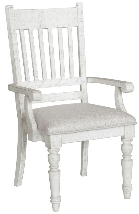 Samuel Lawrence Valley Ridge Arm Chairs in White S786-155 (Set of 2)