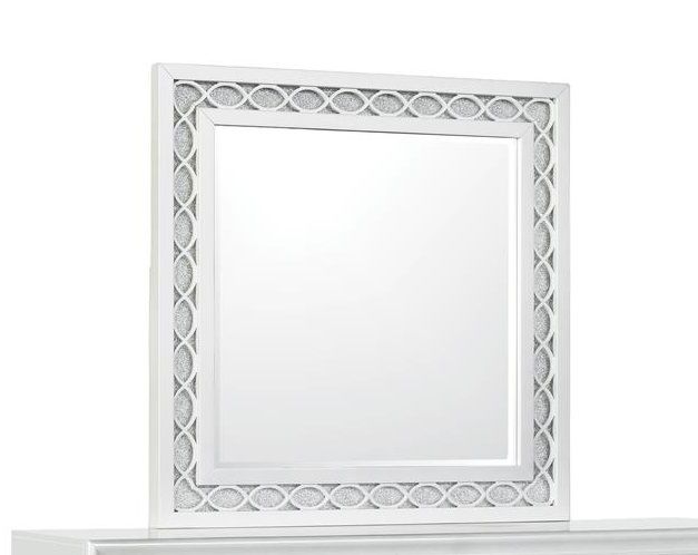 Samuel Lawrence Starlight Mirror w/ LED Lights in White S808-030 CLOSEOUT