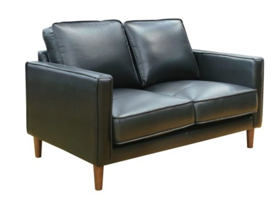 Sunset Trading Pacer Loveseat in Black SU-PR15070-3780-200E