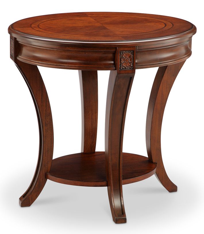 Magnussen Winslet Oval End Table in Cherry T4115-07