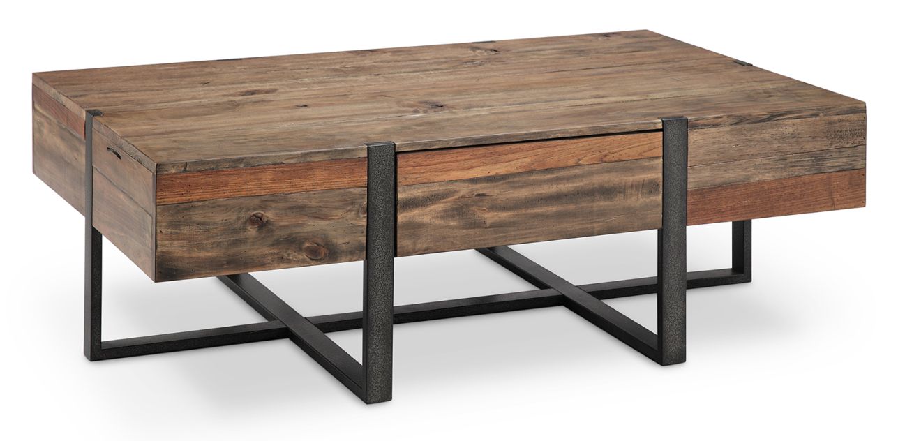 Magnussen Prescott Rectangular Cocktail Table in Rustic Honey T4344-43