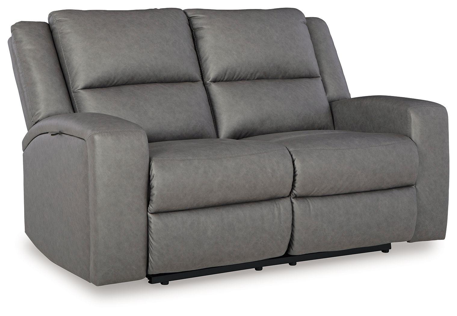 Ashley Brixworth Reclining Loveseat – Slate