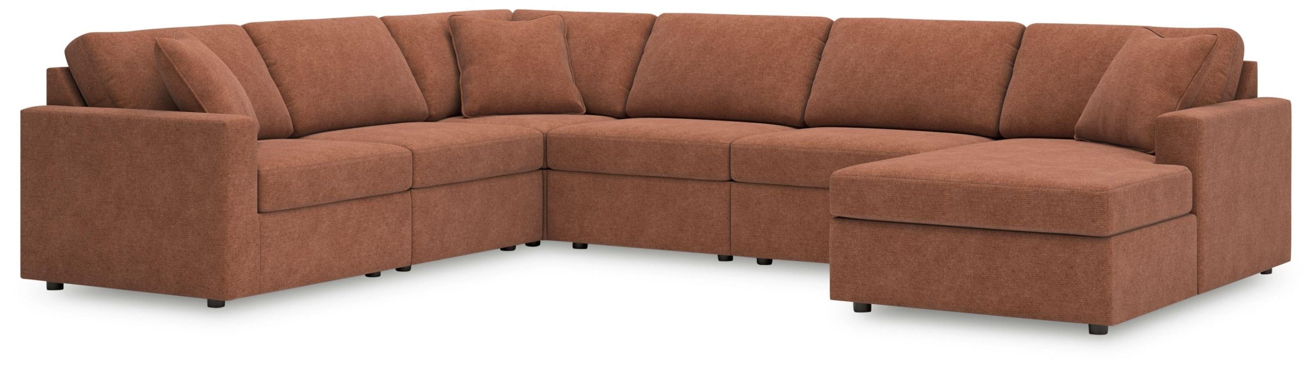 Ashley Modmax – Spice – 6-Piece Sectional With Raf Corner Chaise