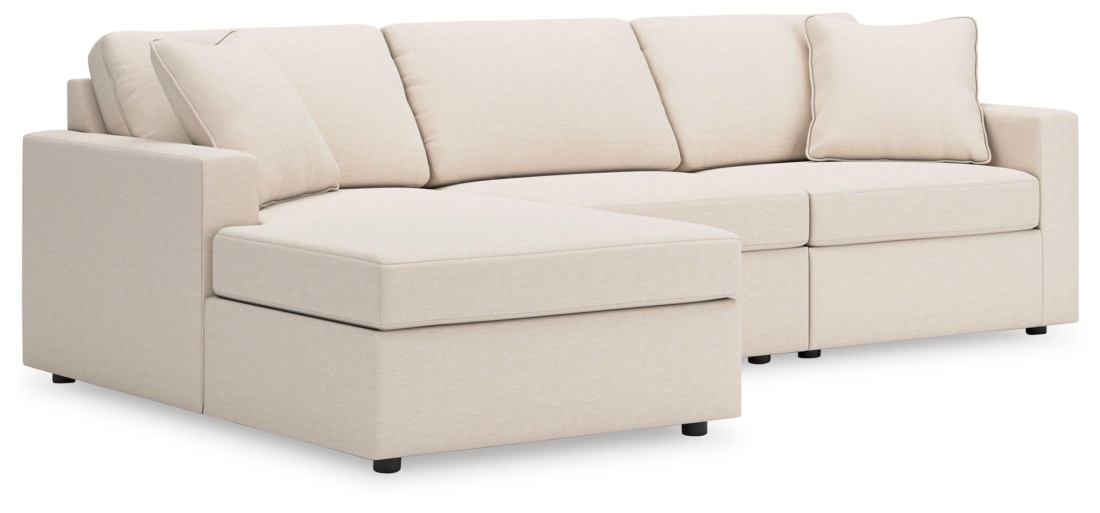 Ashley Modmax – Oyster – 3-Piece Sectional With Laf Corner Chaise