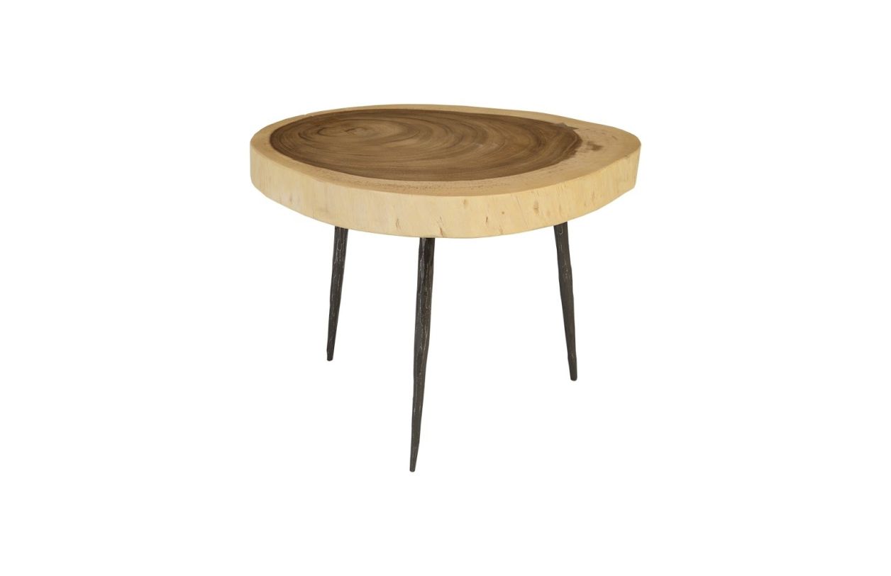 Phillips Collection Crosscut Side Table in Natural TH85154 CODE:UNIV20 for 20% Off