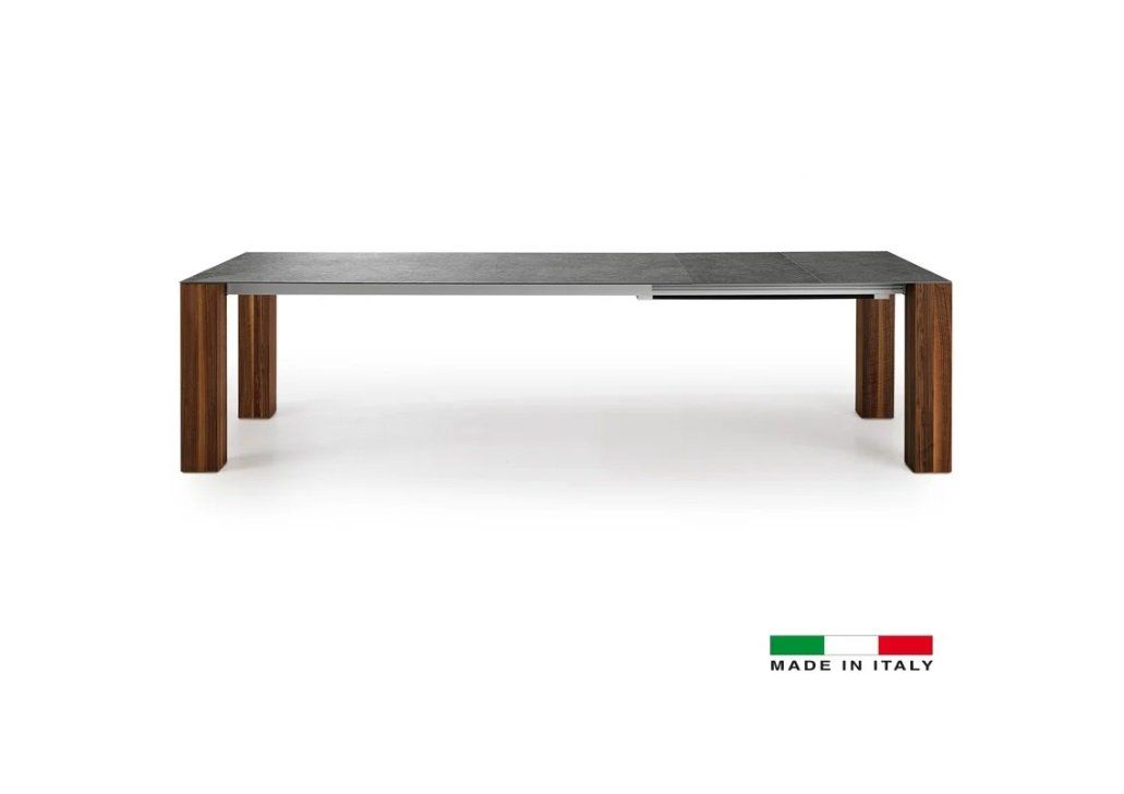 Bellini Thin Extendable Dining Table in Walnut  PROMO