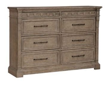 Liberty Furniture Town & Country 8 Drawer Dresser in Dusty Taupe 711-BR31  EST SHIP TIME APPX 4 WEEKS