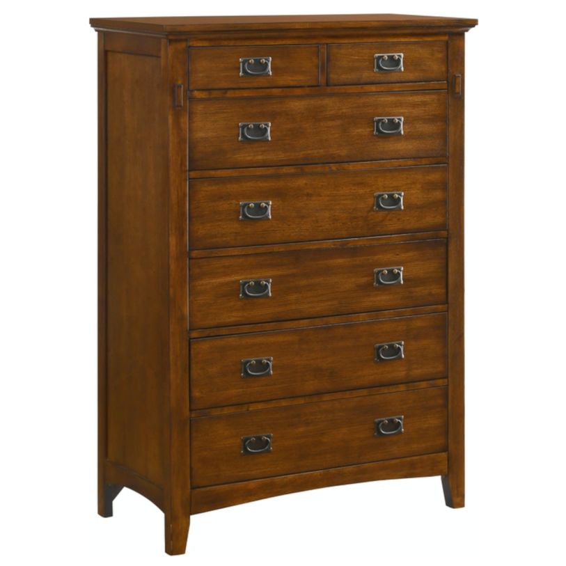 Sunset Trading Trudy Drawer Chest in Warm Chestnut SS-TR750-CH