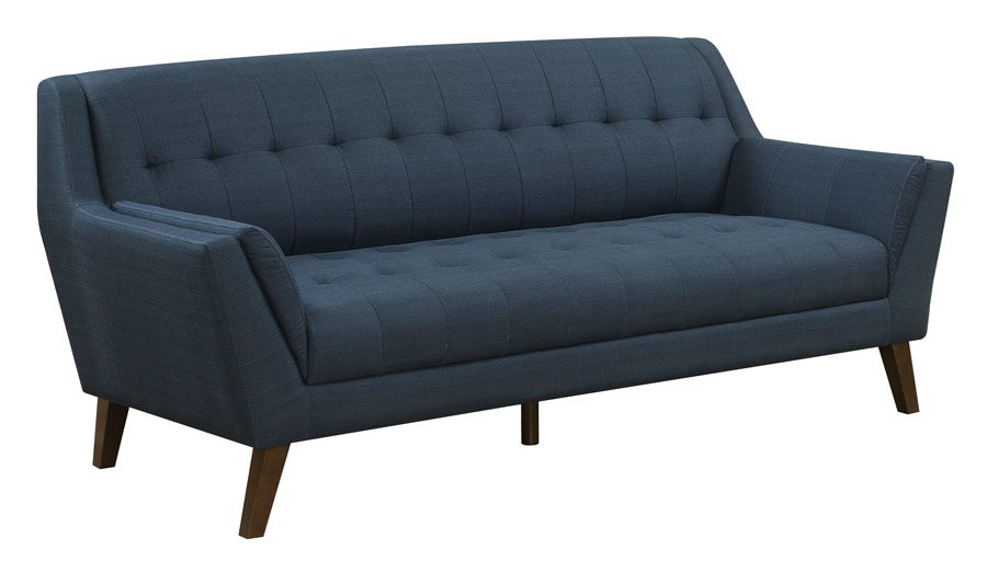 Emerald Home Furnishings Binetti Sofa in Navy U3216-00-04