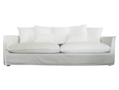 Artesia Jason Outdoor Upholstered Sofa in White V3-JASON-S-130