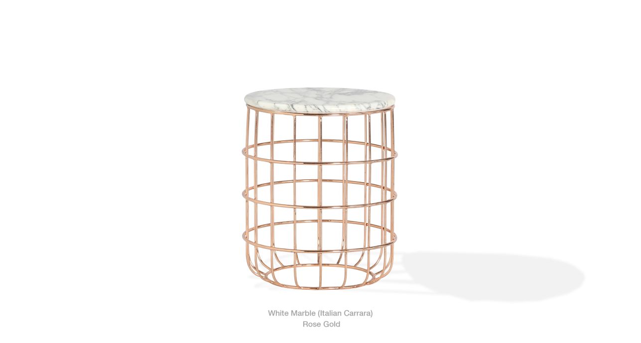 SohoConcept Violetta Marble End Table