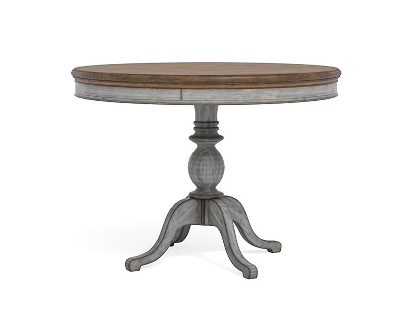 Flexsteel Wynwood Plymouth Pedestal Counter Height Dining Table in Two-Toned W1147-836